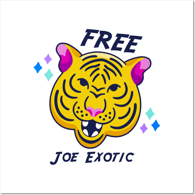 Fool Free Joe Exotic Shirt Wall Art by FoolDesign